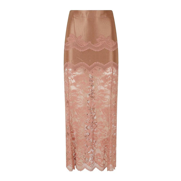 midirok van jersey en kant