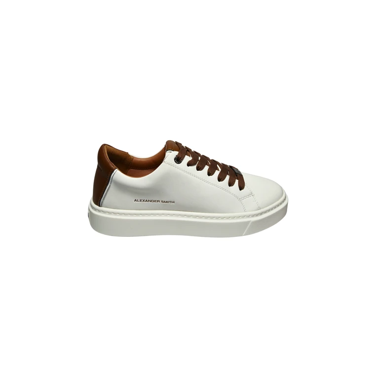 albbldm-9010-wdn Alexander Smith Men's White Leather