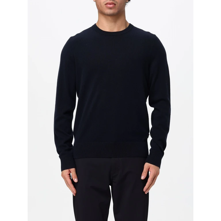 Virgin Wool Turtleneck Jumper with Ribbed Trims (50565517404)