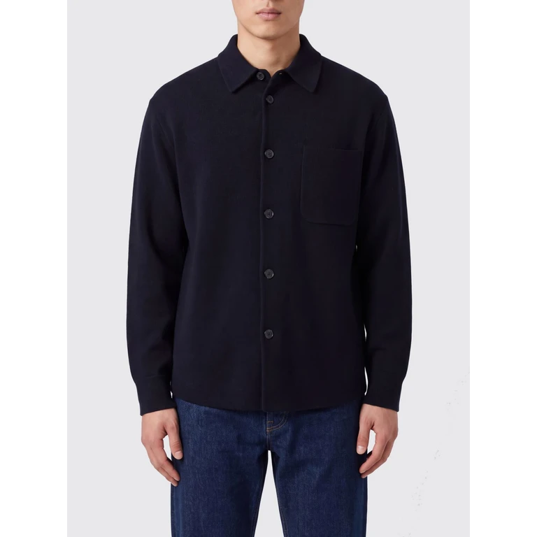 Coat Men color Blue (BARID4020)