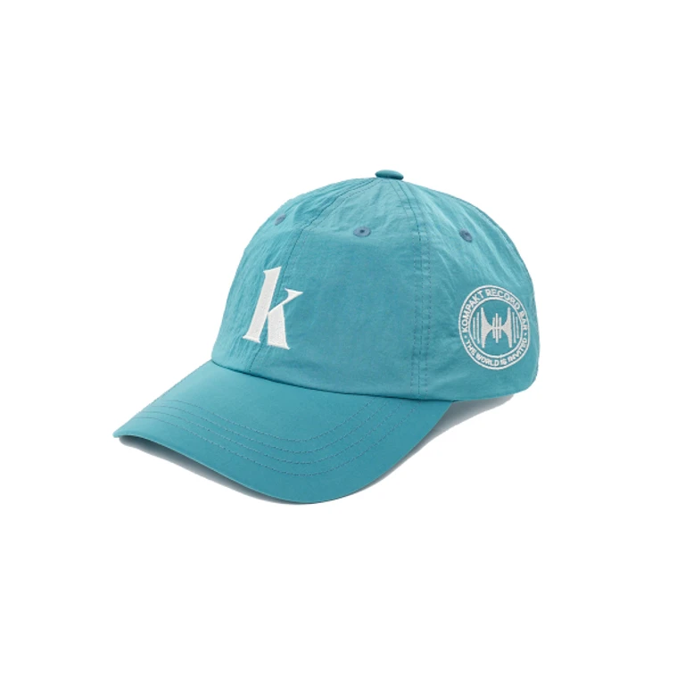KRB Curved 6panel Nylon Cap - Turquoise