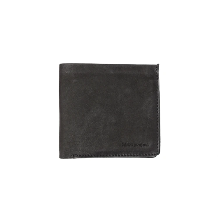 Man Kjore Project Slim Fold Wallet Black