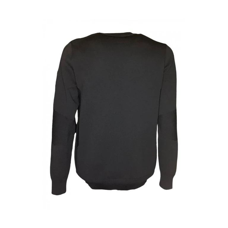Round neck sweater Black M19AF49
