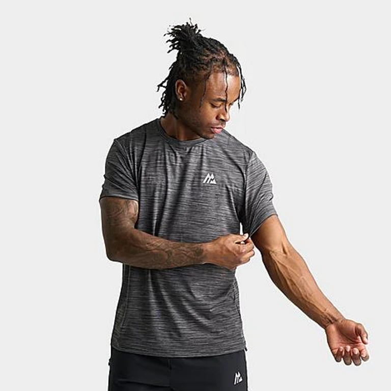 Men's Trail T-Shirt in Black/Asphalt/Cement Size: Small