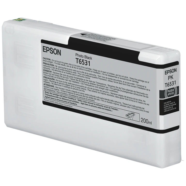 C13T653100/T6531 Ink cartridge foto black 200ml for Epson Stylus