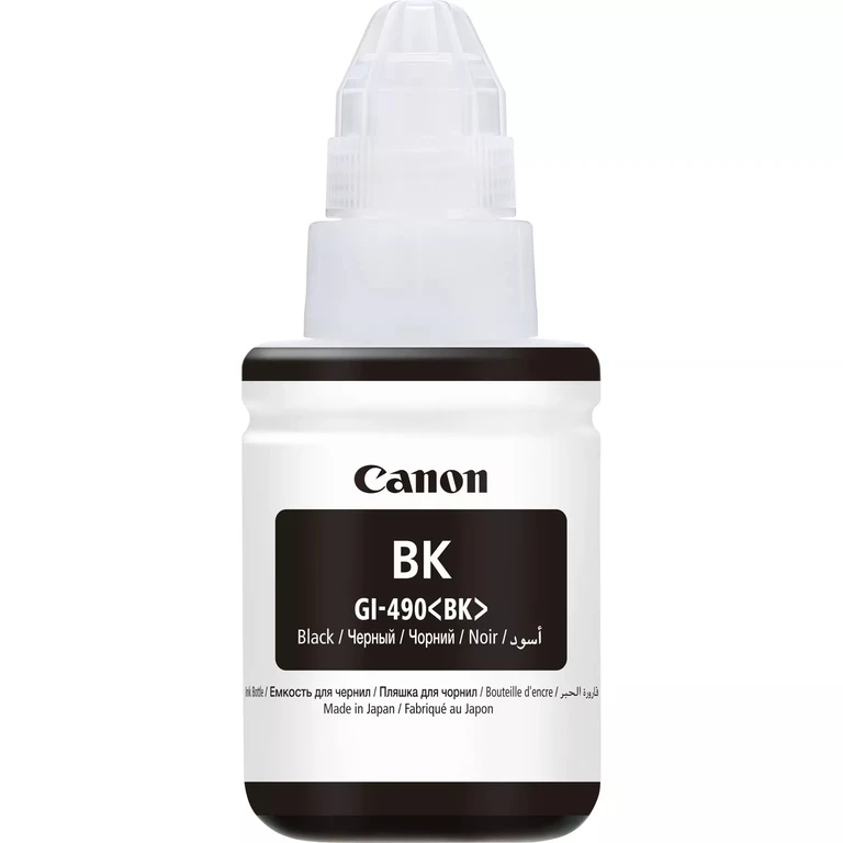 Canon 0663C001/GI-490BK Ink bottle black. 6K pages 135ml for Canon Pix