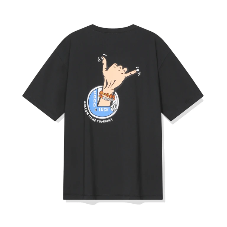 Shaka Short Sleeve Rash Guard (Black)