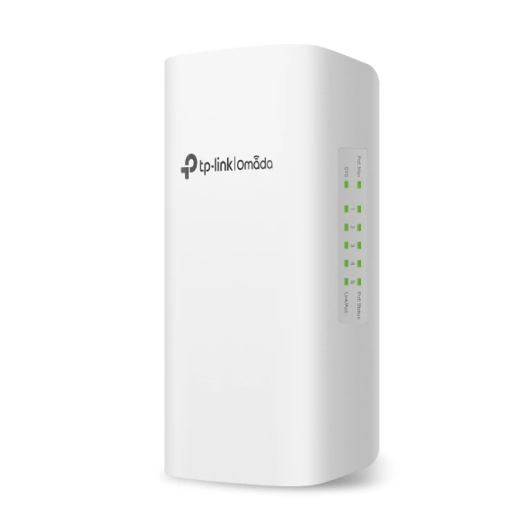 Omada 5ポート ギガビット スマートスイッチ（PoE++入力1ポート・PoE+出力4ポート）