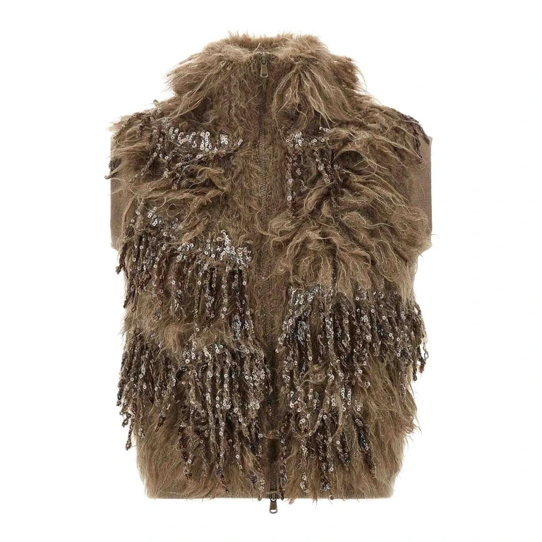 Gilet - Dazzling Moss Embroidery (M1U351316C9176)