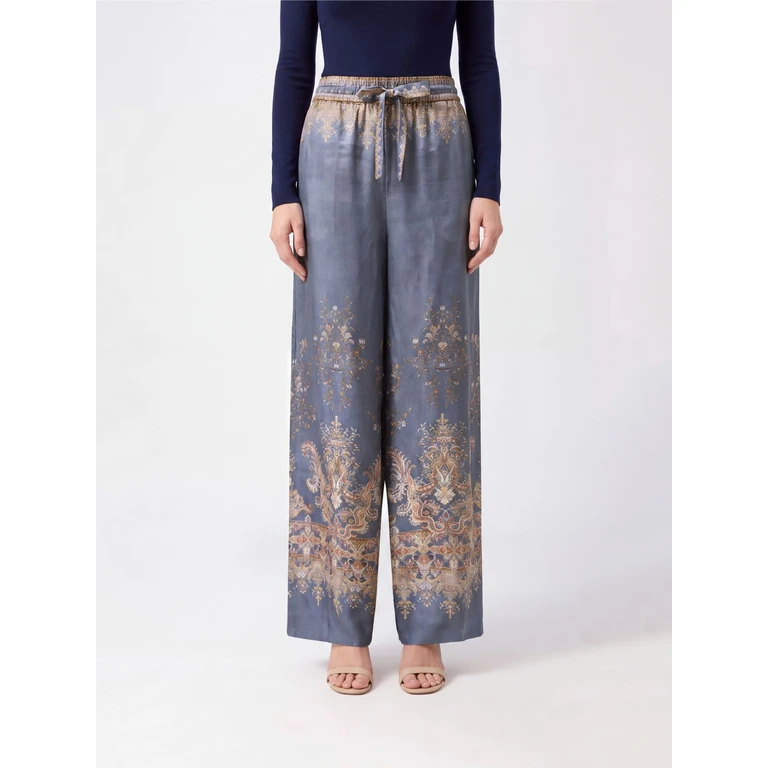Zimmermann Pantalons Décontractés - Bleu Foncé (1111PF261NAPNAVYPAISLEY)