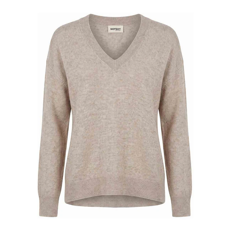 Pull À Col V - Beige (NF1A000WSC000ASAND)