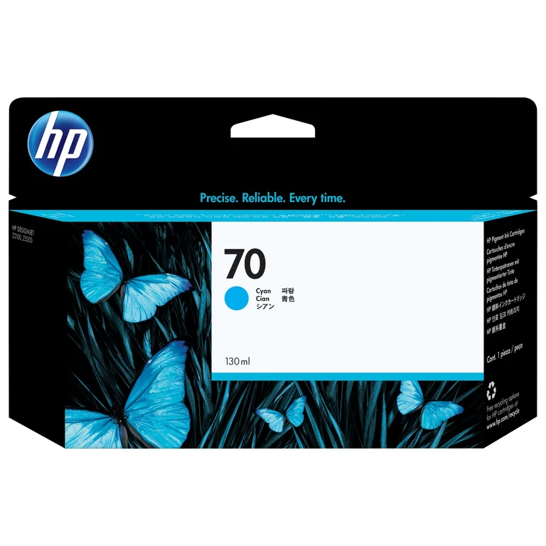 C9452A/70 Ink cartridge cyan 130ml for HP DesignJet Z 2100/5200/540