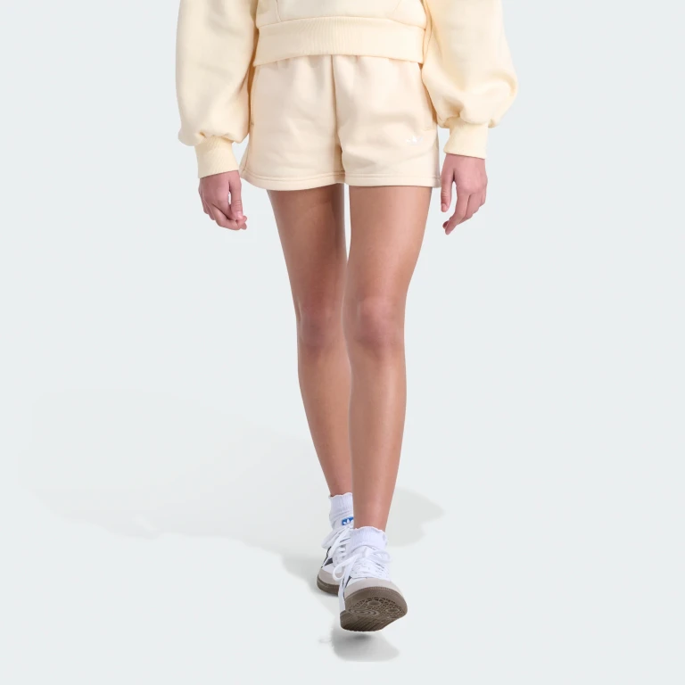 Kids' Elastic Waistband Essentials Heather Fleece Shorts