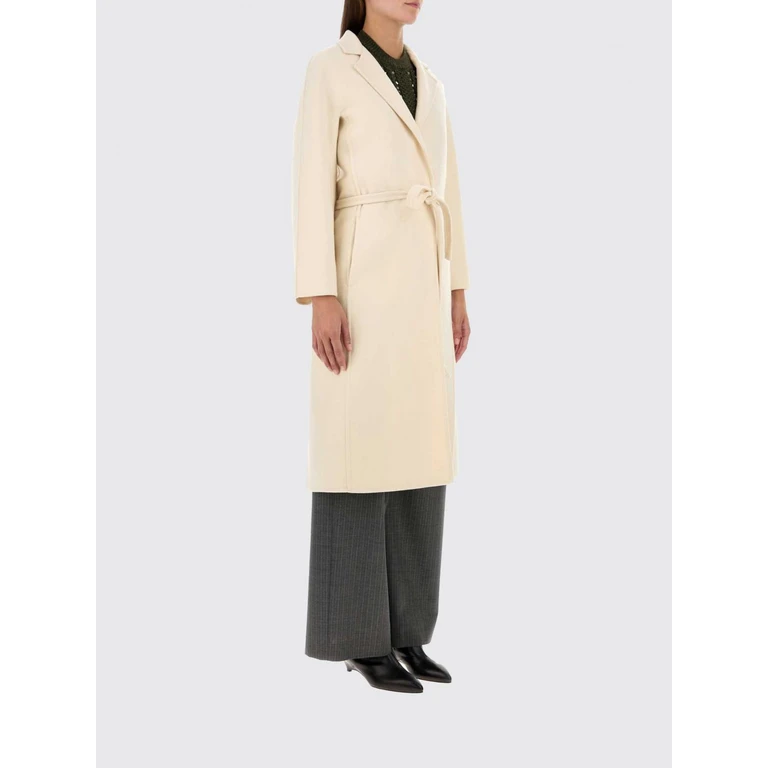 Long Wool Belted Coat with Dropped Shoulders (J02AA0199J40035109)