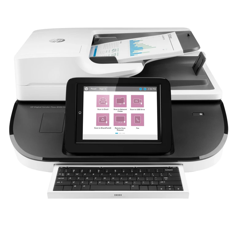 Digital Sender Flow 8500 fn2 Flatbed scanner