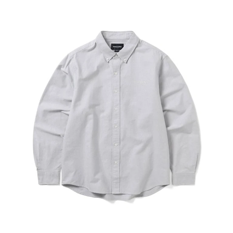 T-Logo Oxford Shirt Grey