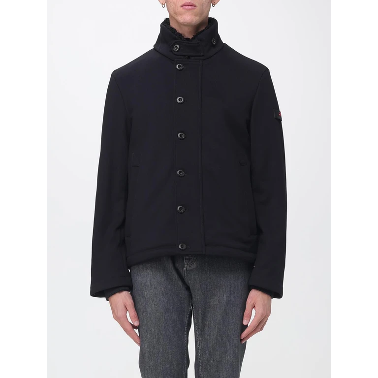 Zandv Padded Nylon Windbreaker Jacket with Faux Fur Lining (PEU598401192055NER)