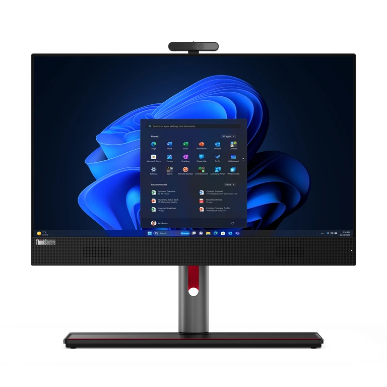 ThinkCentre M90a Gen 5 Intel® Core™ i5 i5-14500 60.5 cm (23.8") 1920 x 1080 pixels All-in-One PC 16 GB DDR5-SDRAM 512 GB SSD Windows 11 Pro Wi-Fi 6E (802.11ax) Black