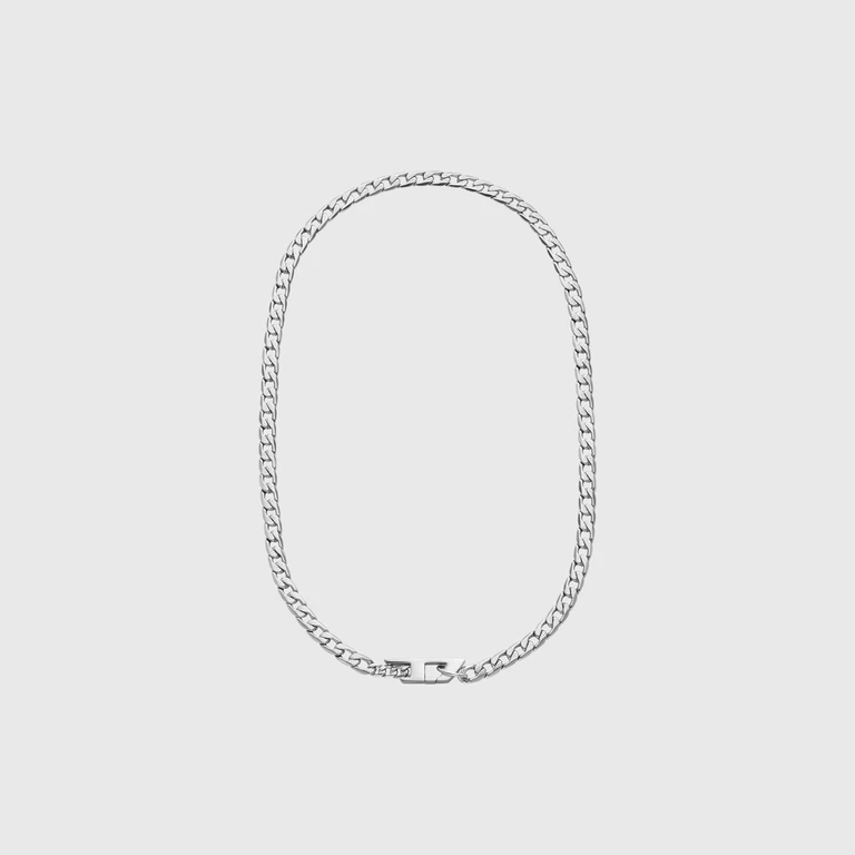Stainless steel chain necklace - Necklaces - Unisex - Silver