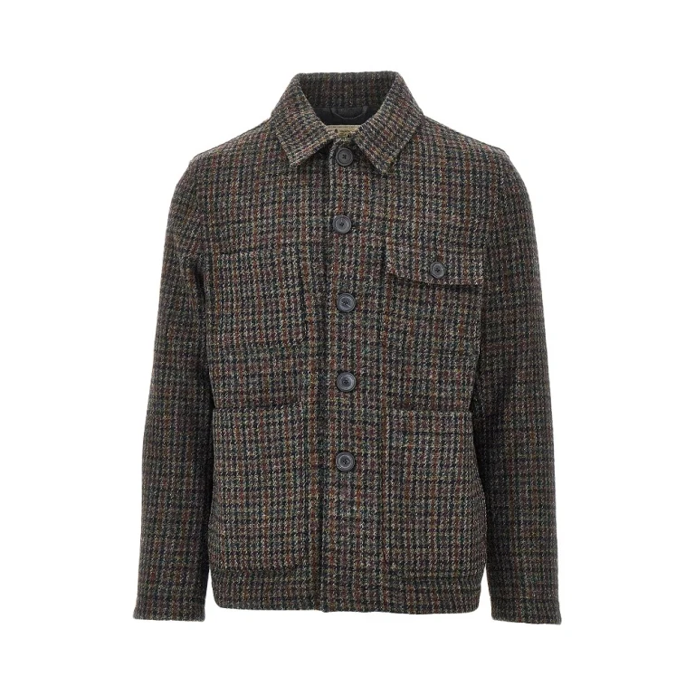 'Forage' Harris Tweed shirt jacket Man S