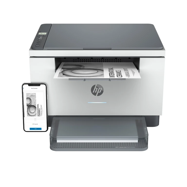 LaserJet M234dw Wireless Multifunction Black and white Printer. Cop