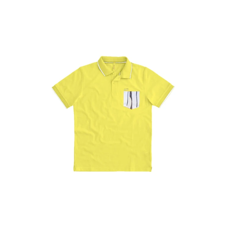 Sun68 Polo Print Pocker El. Gialla A30118