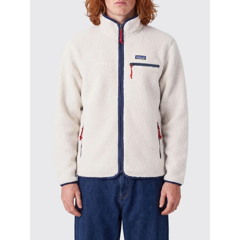 Ms Retro Fleece Jacket with High Collar and Embroidered Logo (22802PLCN)