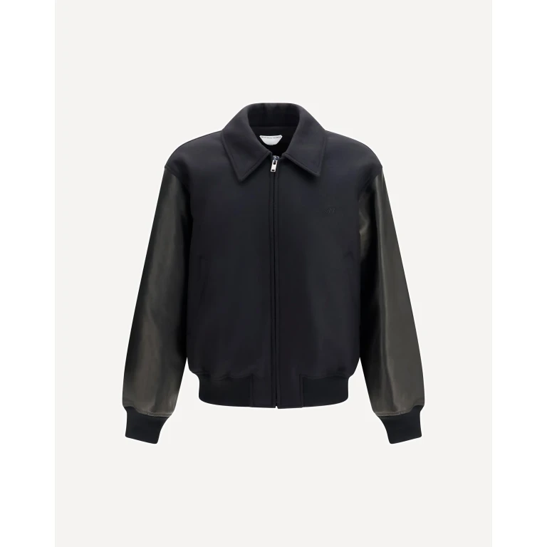 Wool and leather Jacket Male 48