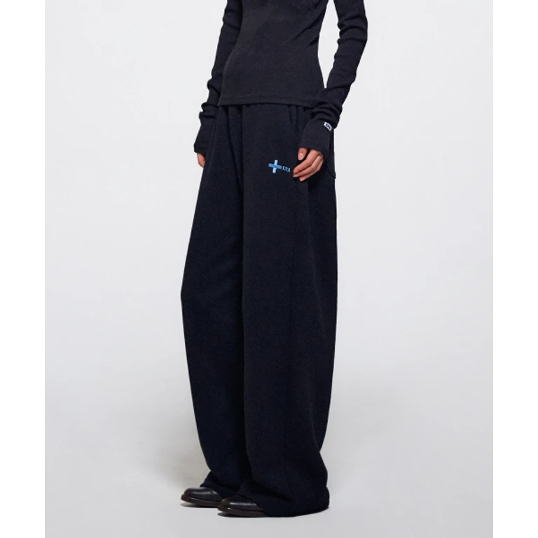 UNISEX ERA HEAVY SWEATPANTS - BLACK