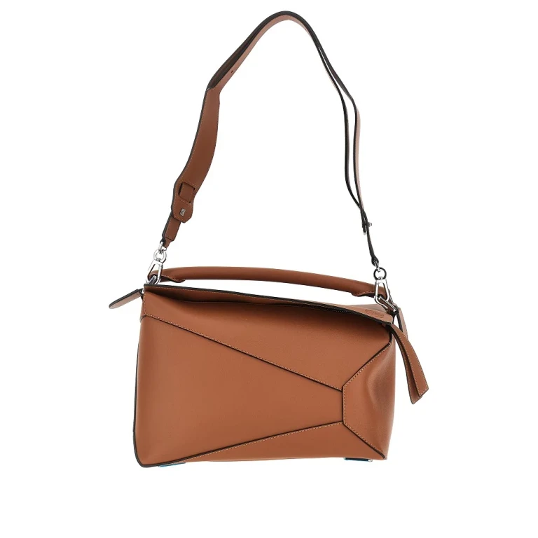 Leather medium 'Puzzle Edge' bag Woman One Size