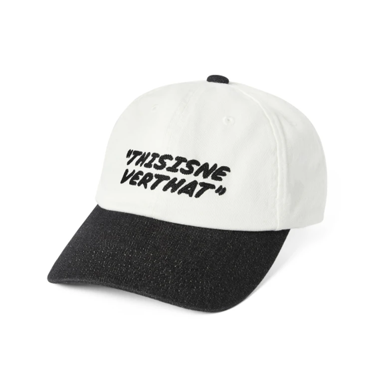 Visor Denim Cap White/Black