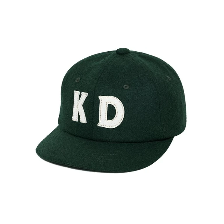 Wool Vintage Flat Brim Cap GREEN