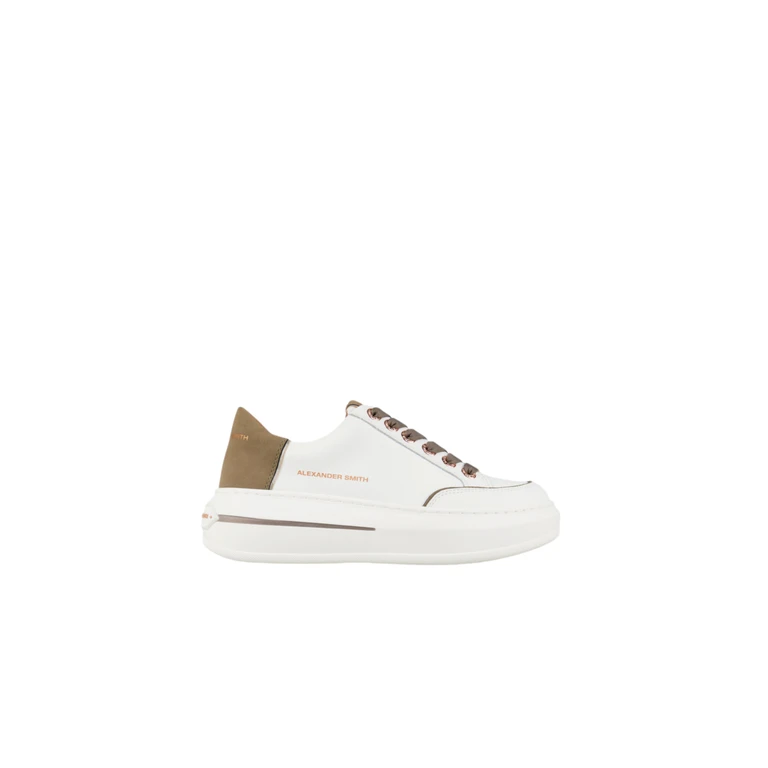 asbclsw-1752-wmt Alexander Smith Women's White Leather