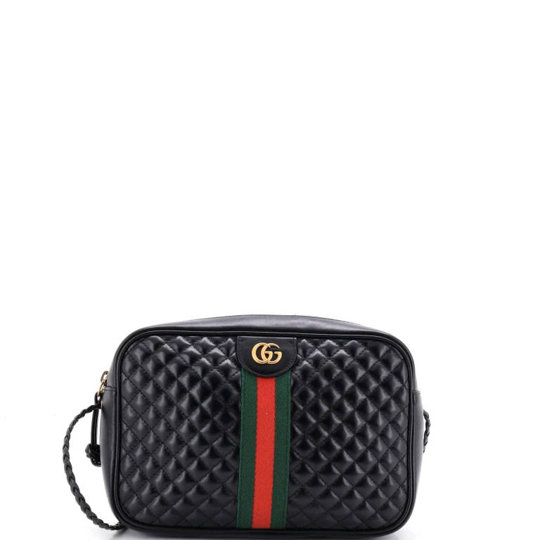 Trapuntata Camera Bag Quilted Leather Small