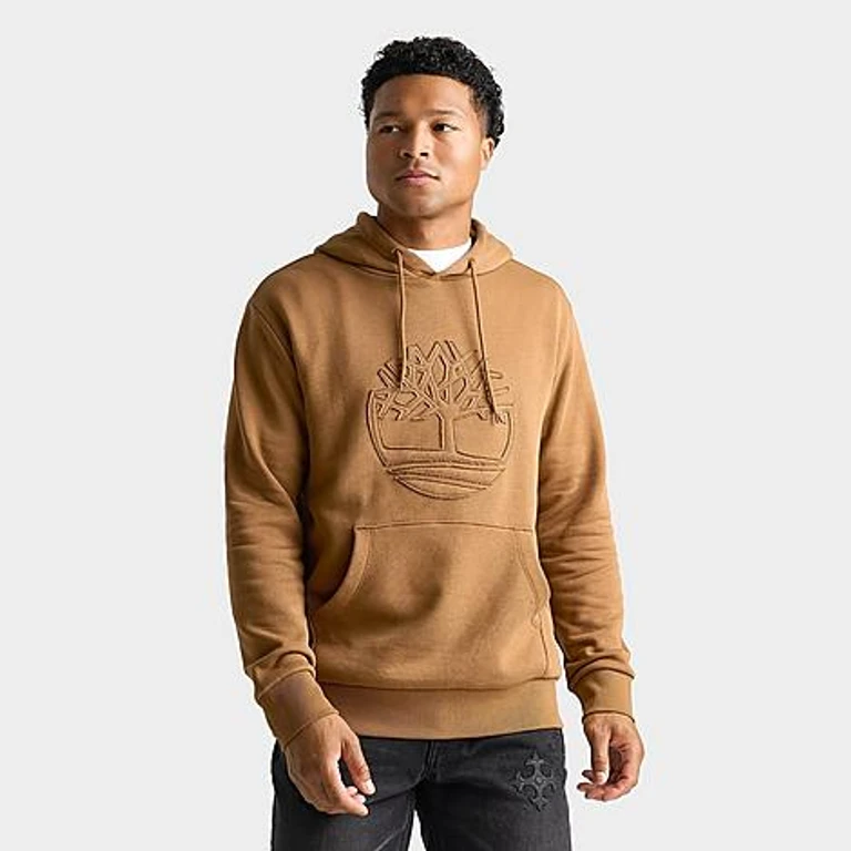 Wareham Tree Logo Patch Fleece 套头连帽卫衣 Dark Wheat