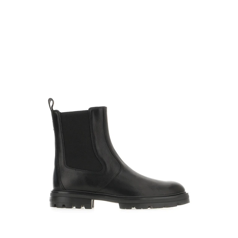 H673 Chelsea Boots Uomo in Pelle Nera – HXM6730FM60KXT-B999
