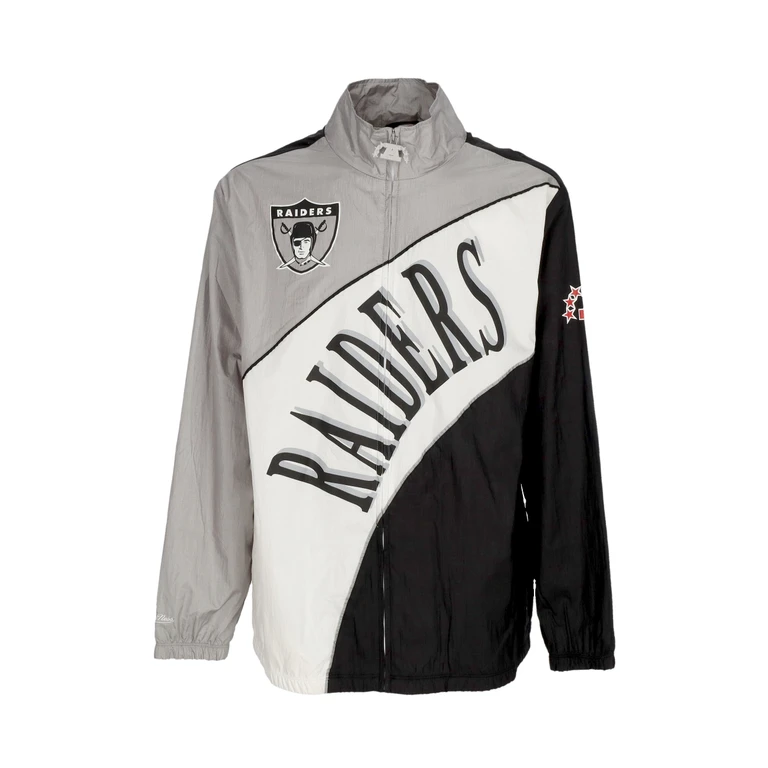 Men's Nfl Arched Retro Lined Windbreaker Oakrai Multi/white