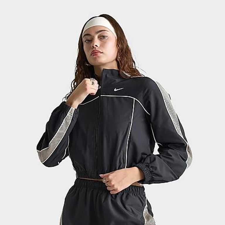 Giacca full-zip a collo alto Nike Sportswear Woven Mesh