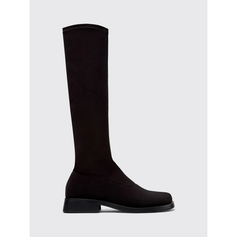 Donna Recycled Nylon Knee-High Boots with an Elasticated Ankle (K400703-003DONNA0)