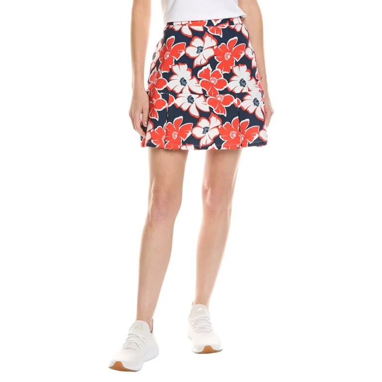 Pleated Hem Skort
