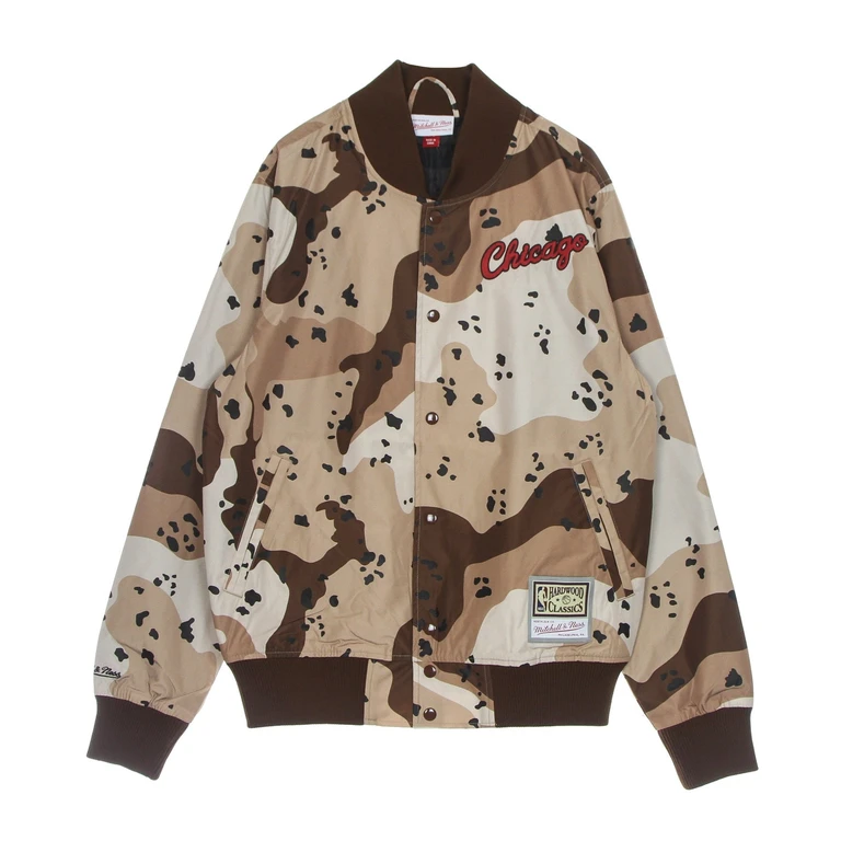 Men's Bomber Jacket Nba Camo Reflective Jacket Chibul Camo/original Team Colors