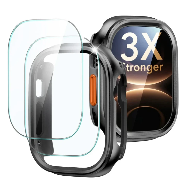 Apple Watch Ultra 3 Armorite® Pro Protection Set - Black - Black