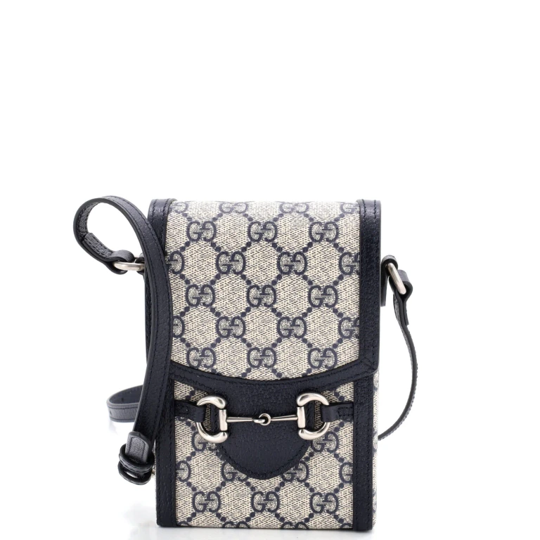 Horsebit 1955 Crossbody Bag GG Coated Canvas with Leather Mini