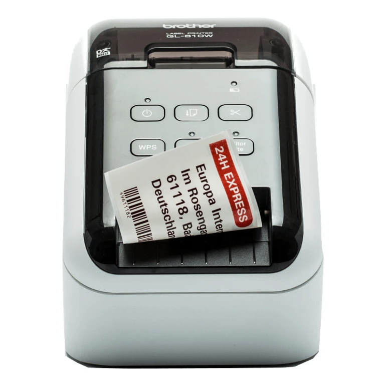 Brother QL-810W label printer Direct thermal Colour 300 x 600 DPI 176 mm/sec Wired & Wireless DK Wi-Fi