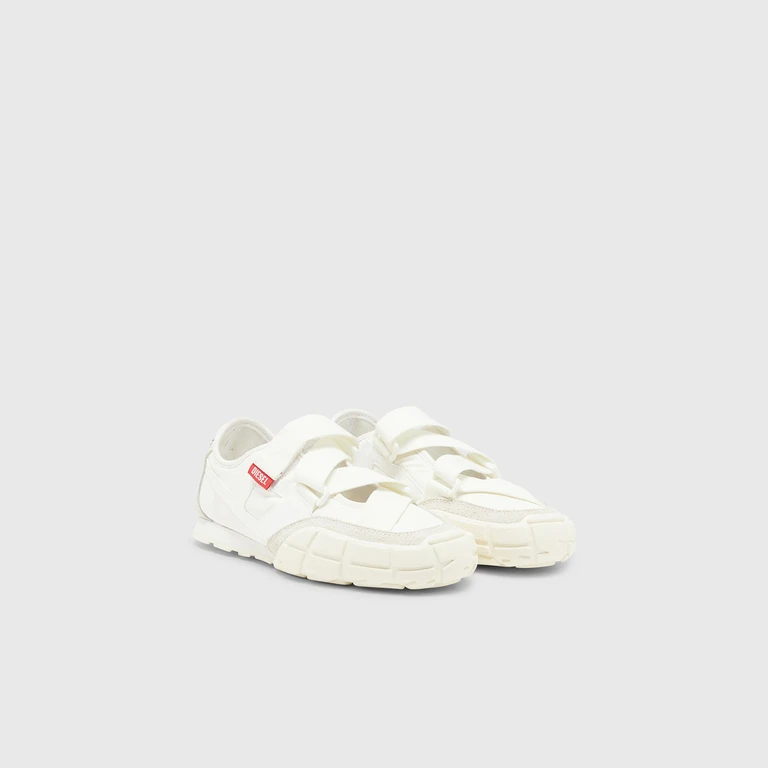 S-Pagodha-Tongue-free strap sneakers in ripstop - Sneakers - Woman - White