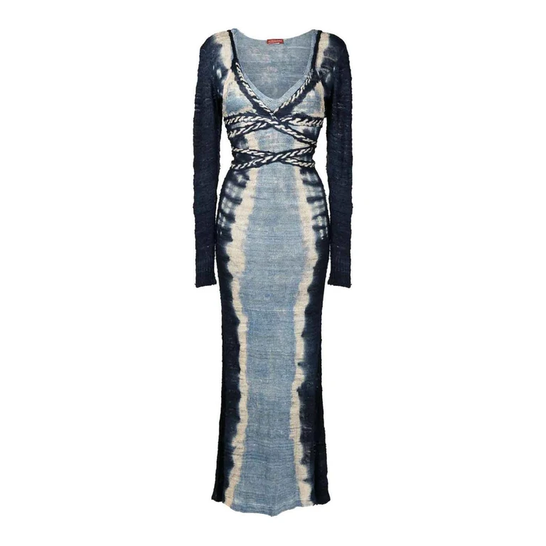 Robe Au Genou - Bleu (8308KSS004226406)