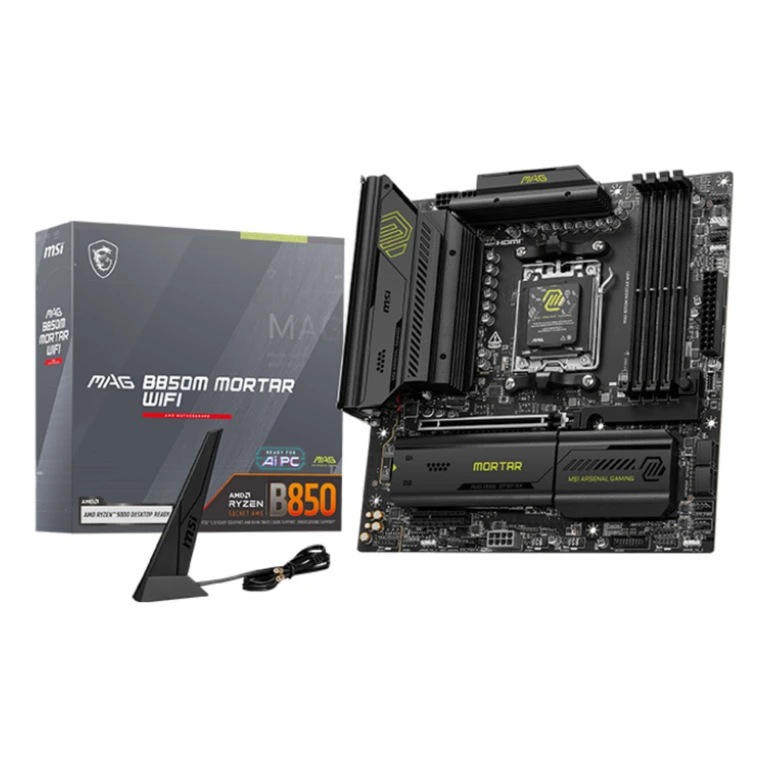 MAG B850M MORTAR WIFI motherboard AMD B850 Socket AM5 micro ATX