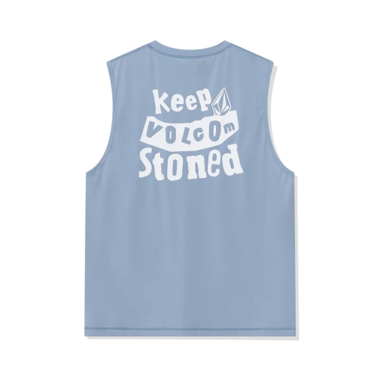 Stoned Tank Top Rash Guard (Sky Blue)