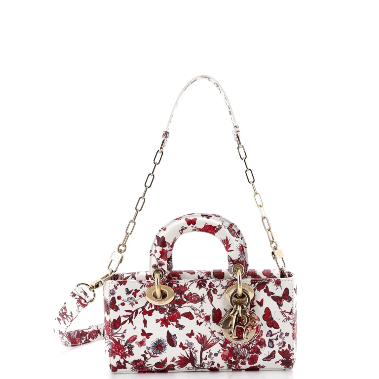 Lady D-Joy Bag Printed Leather Small