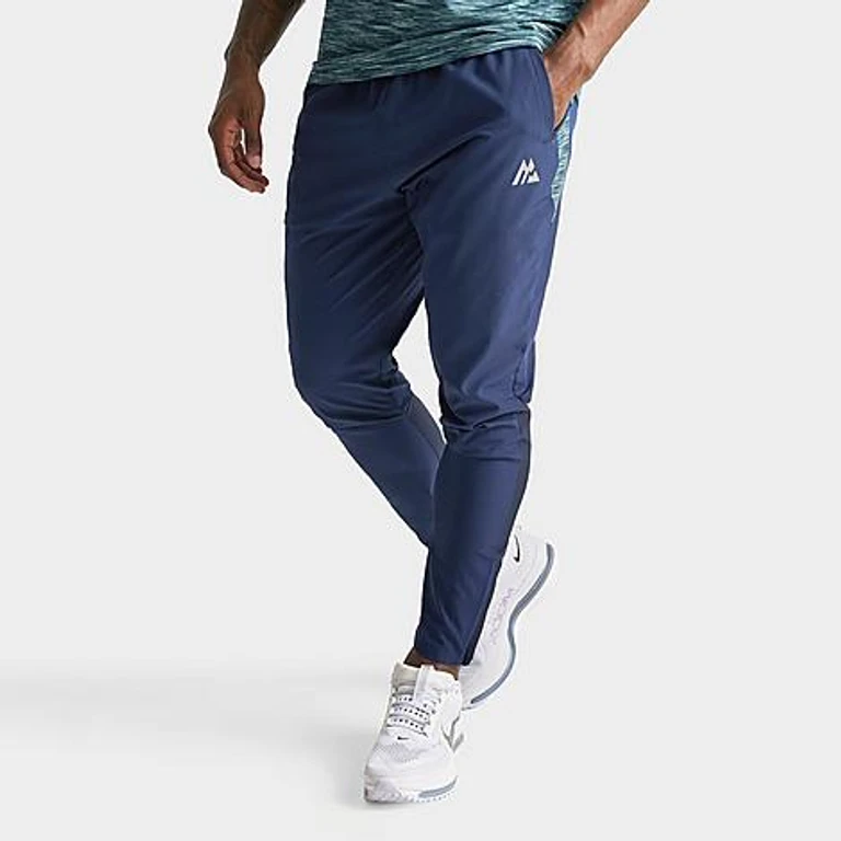 Men's Trail Panel Running Pants in Midnight Blue/Navy Size: Small